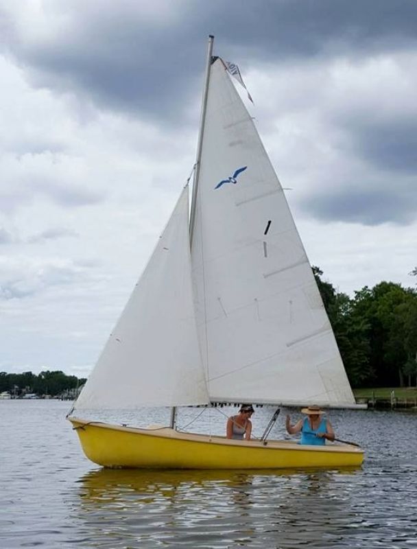 Windsprite Sailboat by Eugene Kelly