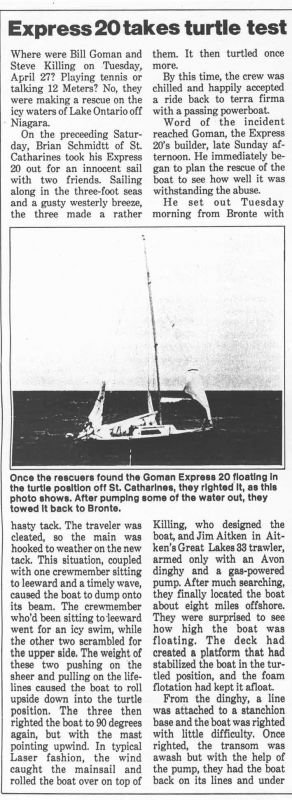 Goman / Express 20 Sailboat by 